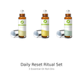 Daily Reset Ritual Set – Brain Aid, Energy, Tension Relief roll-ons